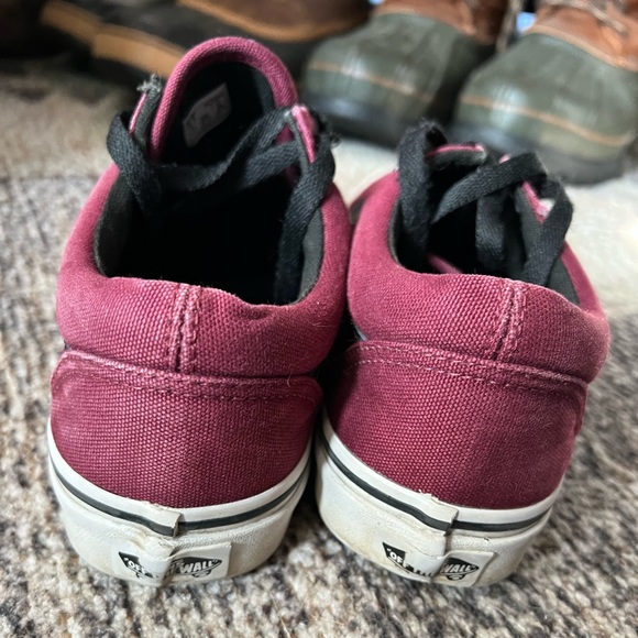 EUC Vans Old Skool Rumba Red with black accent, sz 7 - Picture 4 of 8